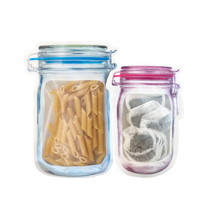 Zip Lock Bag Mason Jar Basic Set