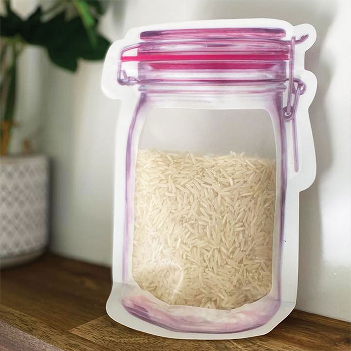 Zip Lock Bag Mason Jar Basic Set